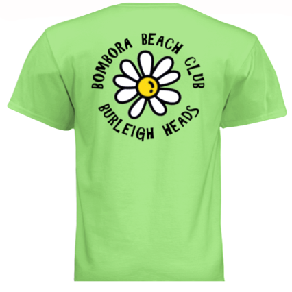 T-SHIRT | BBC FLOWER DESIGN GREEN