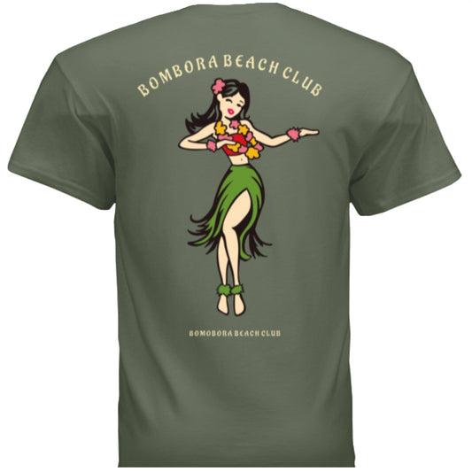 T-SHIRT | BBC HULA DESIGN GREEN
