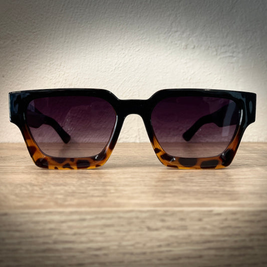 SUNGLASSES |BBC SUNNIES HALF AND HALF TORTOISE SHELL WITH GREY/BLUE LENS