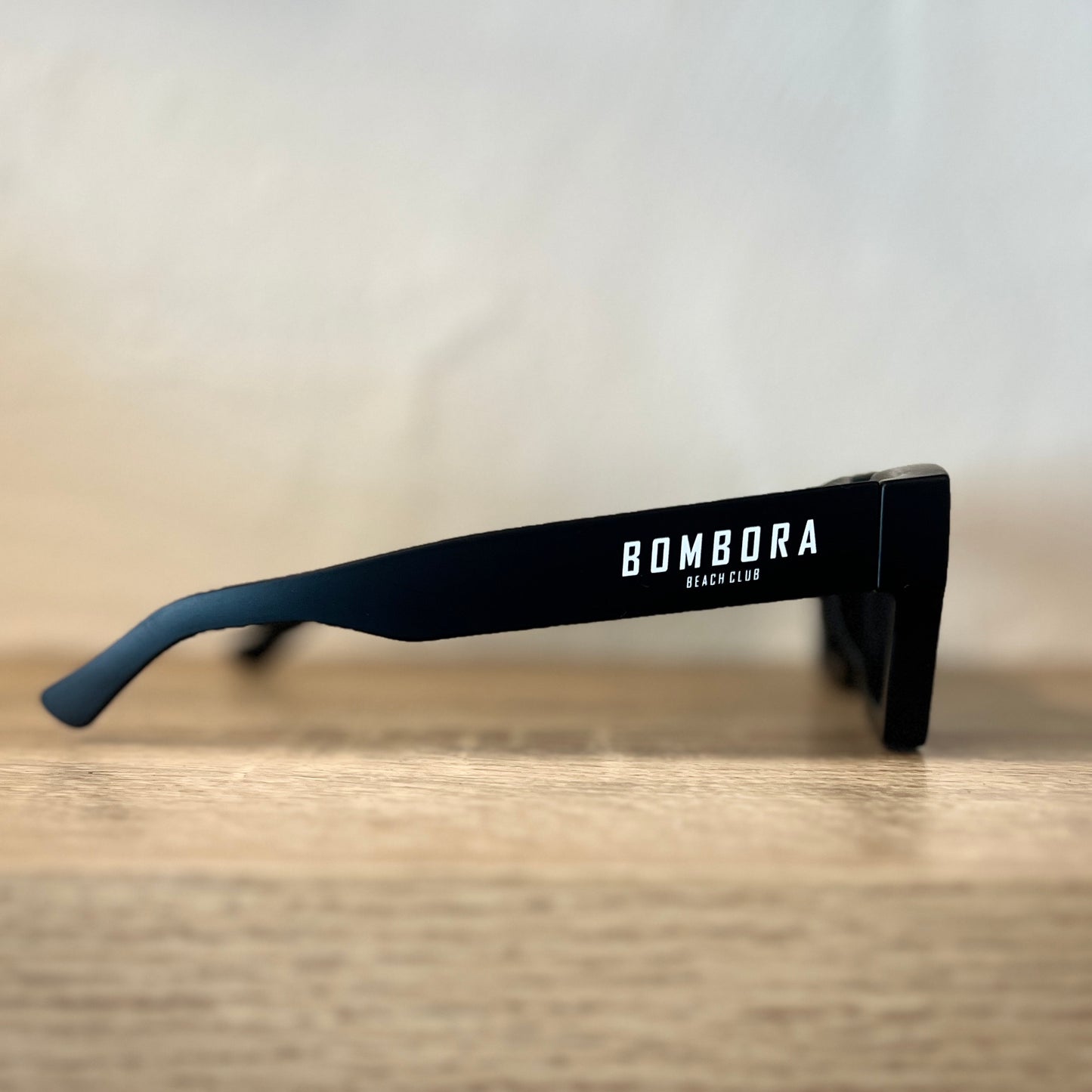 SUNGLASSES |BBC SUNNIES MATT BLACK WITH BLUE/GREY LENS