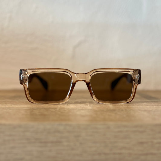 SUNGLASSES |BBC SUNNIES "RETROS" MIX UP TORTOISE/CLEAR WITH BRONZE LENS