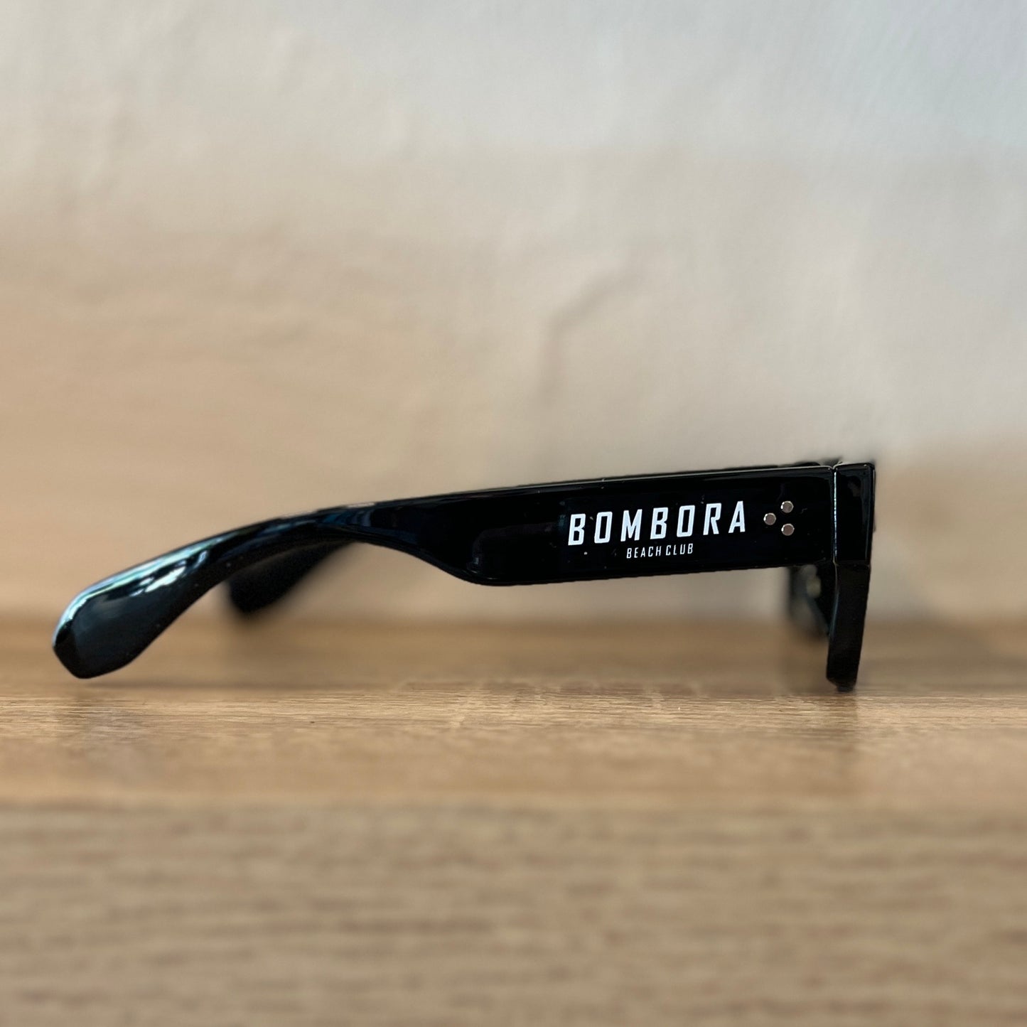SUNGLASSES |BBC SUNNIES "RETROS" BLACK WITH GREEN LENS