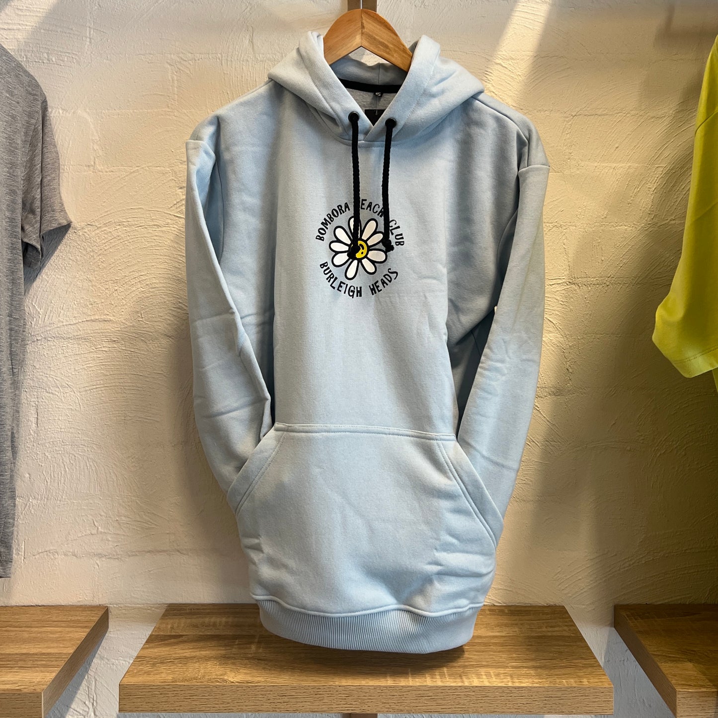 HOODIES | BOMBORA FLOWER BURLEIGH HEADS LIGHT BLUE