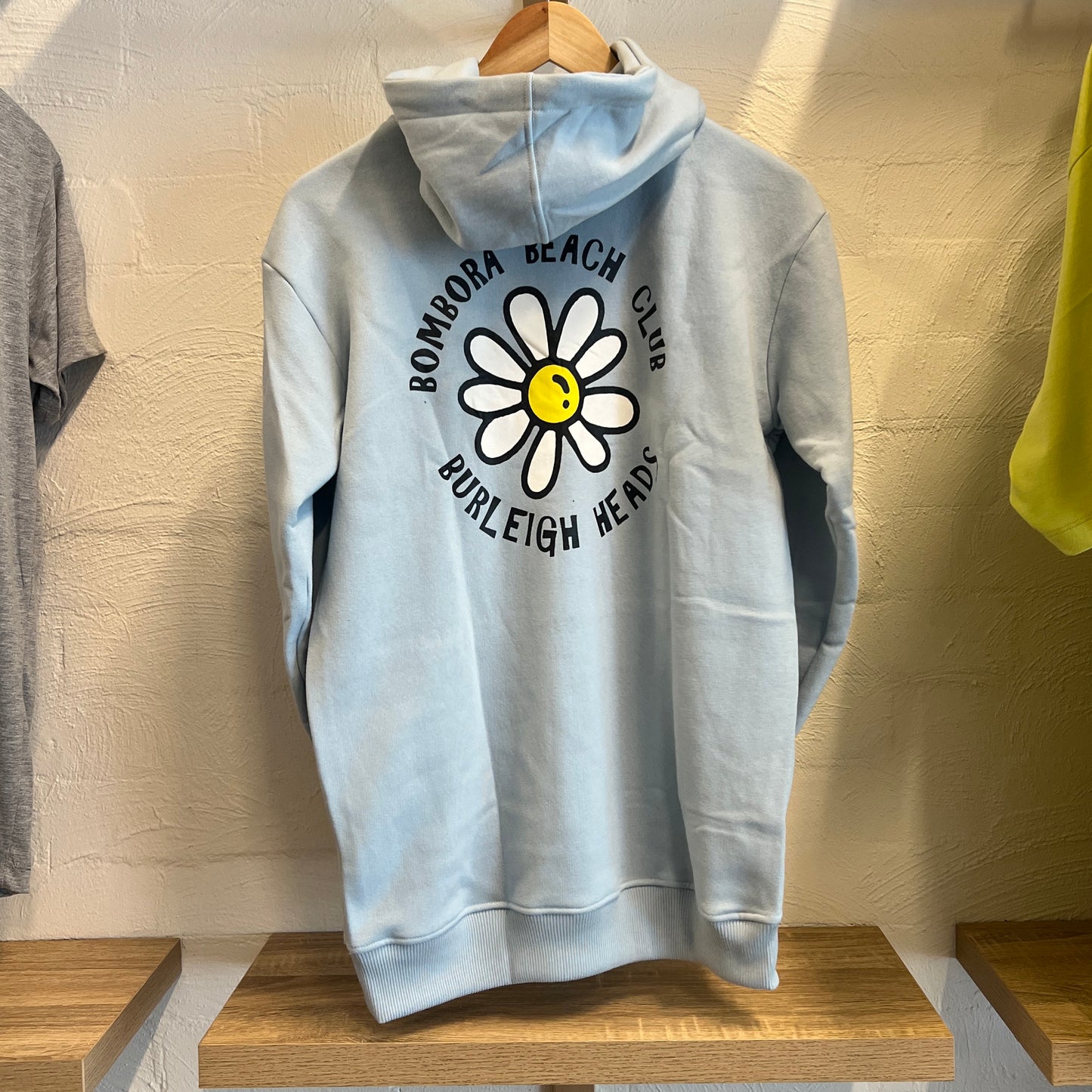 HOODIES | BOMBORA FLOWER BURLEIGH HEADS LIGHT BLUE