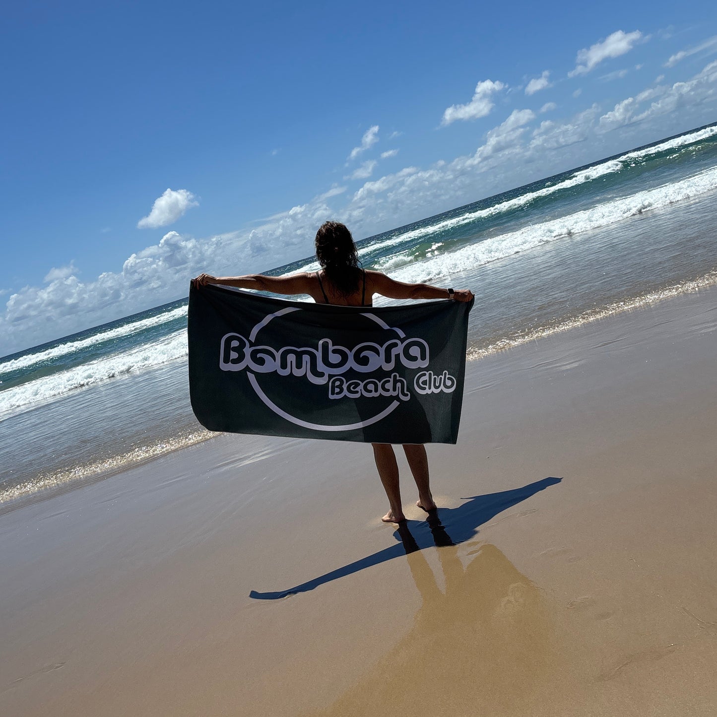 BEACH TOWEL | BBC QUICK-DRY MICROFIBRE BEACH TOWEL - OLIVE GREEN