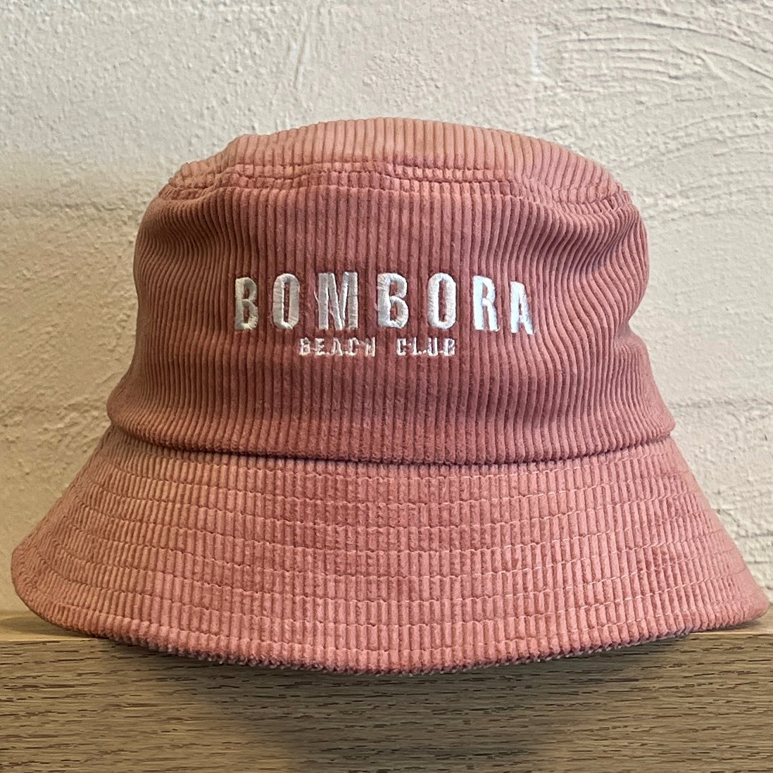 BUCKET HAT  | BOMBORA BUCKET CORDAROY HAT PINK