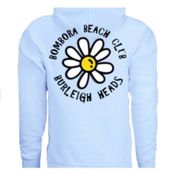 HOODIES | BOMBORA FLOWER BURLEIGH HEADS LIGHT BLUE