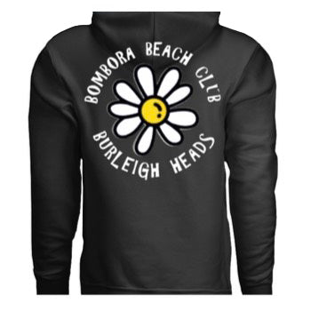 HOODIES | BOMBORA FLOWER BURLEIGH HEADS BLACK
