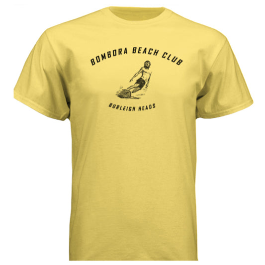 T-SHIRT | BBC SOUL ARCH BURLEIGH HEADS MUSTARD WITH BLACK