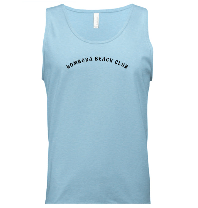T-SHIRT | BBC HULA DESIGN SLEEVELESS BLUE
