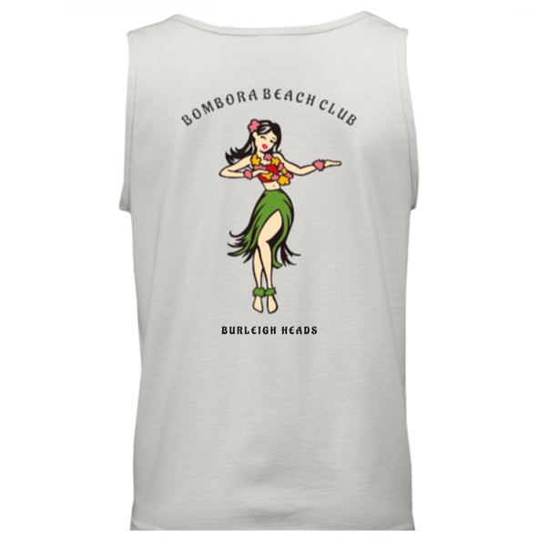 T-SHIRT | BBC HULA DESIGN SLEEVELESS LIGHT GREY