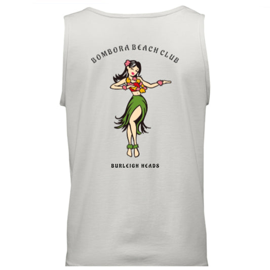 T-SHIRT | BBC HULA DESIGN SLEEVELESS LIGHT GREY