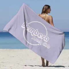 BEACH TOWEL | BBC QUICK-DRY MICROFIBRE BEACH TOWEL - LILAC