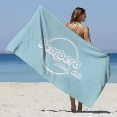 BEACH TOWEL | BBC QUICK-DRY MICROFIBRE BEACH TOWEL - SKY BLUE