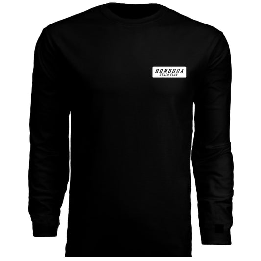 LONG SLEEVE T-SHIRT | BBC STAMP LOGO BLACK