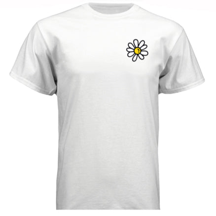 T-SHIRT | BBC FLOWER DESIGN WHITE