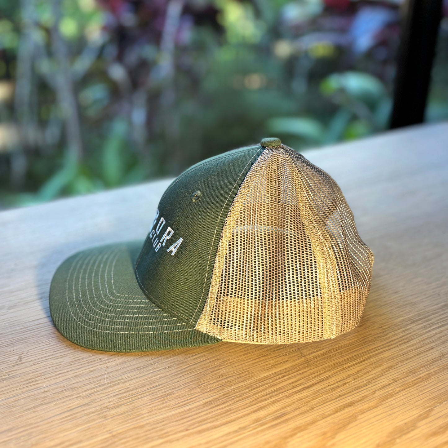 CLASSIC TRUCKER CAP  |BBC TRUCKER GREEN WITH BEIGE