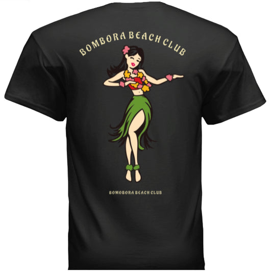 T-SHIRT | BBC HULA DESIGN BLACK