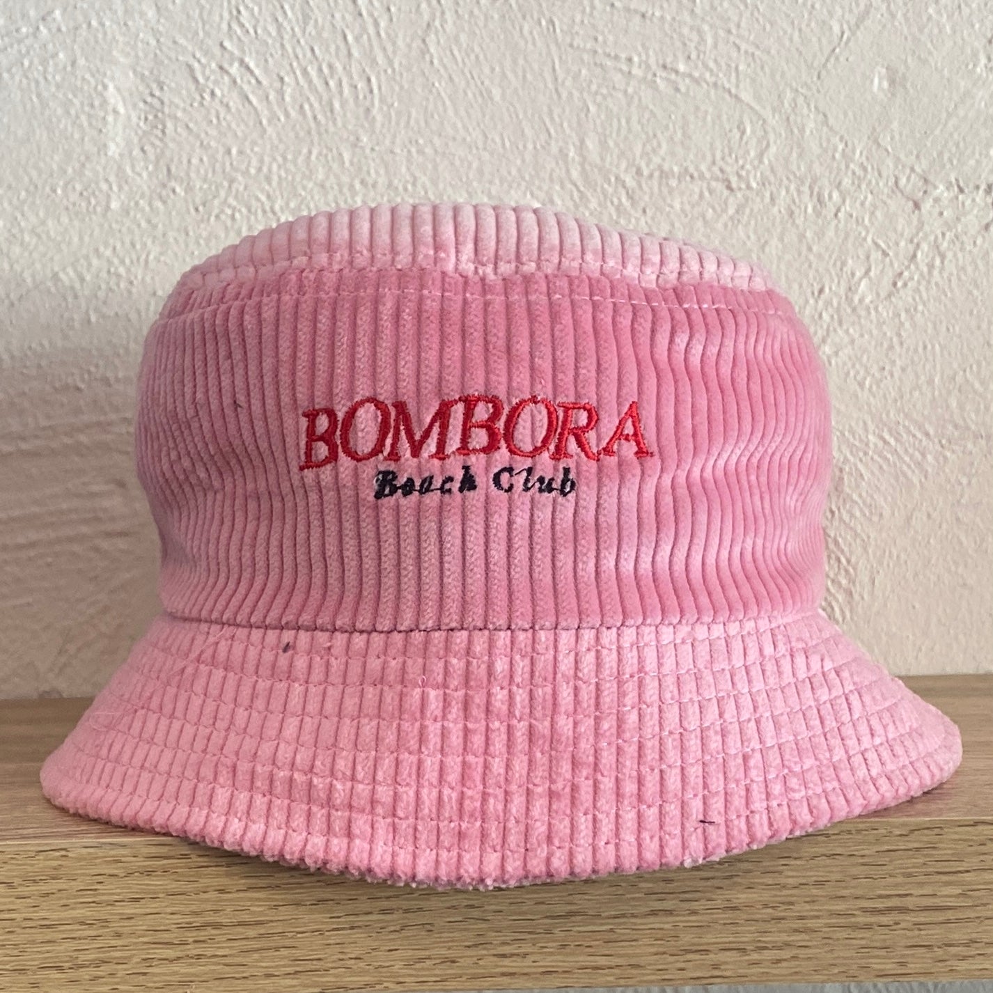 BUCKET HAT  | BOMBORA BUCKET CORDAROY HAT PINK
