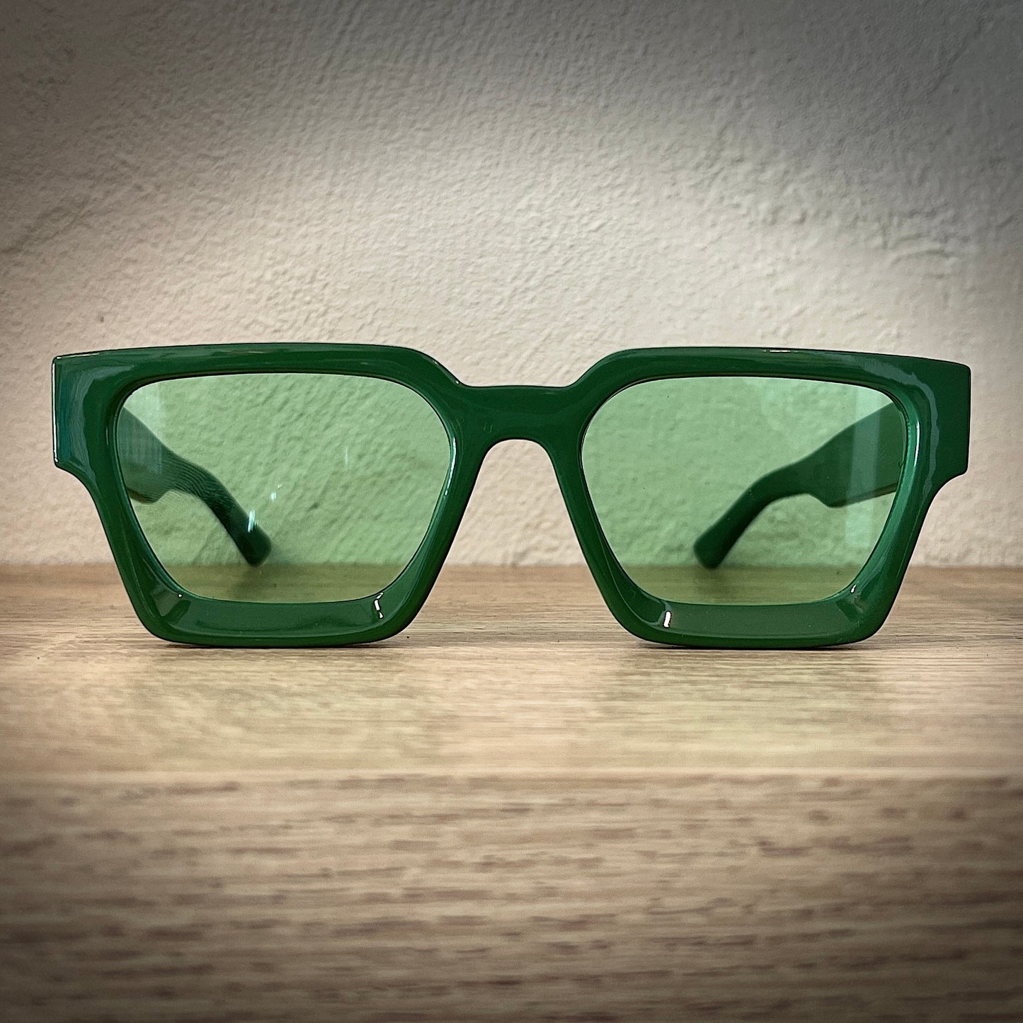 SUNGLASSES |BBC SUNNIES GREEN WITH GREEN LENS