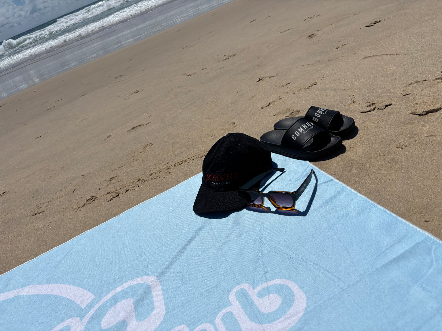 BEACH TOWEL | BBC QUICK-DRY MICROFIBRE BEACH TOWEL - SKY BLUE