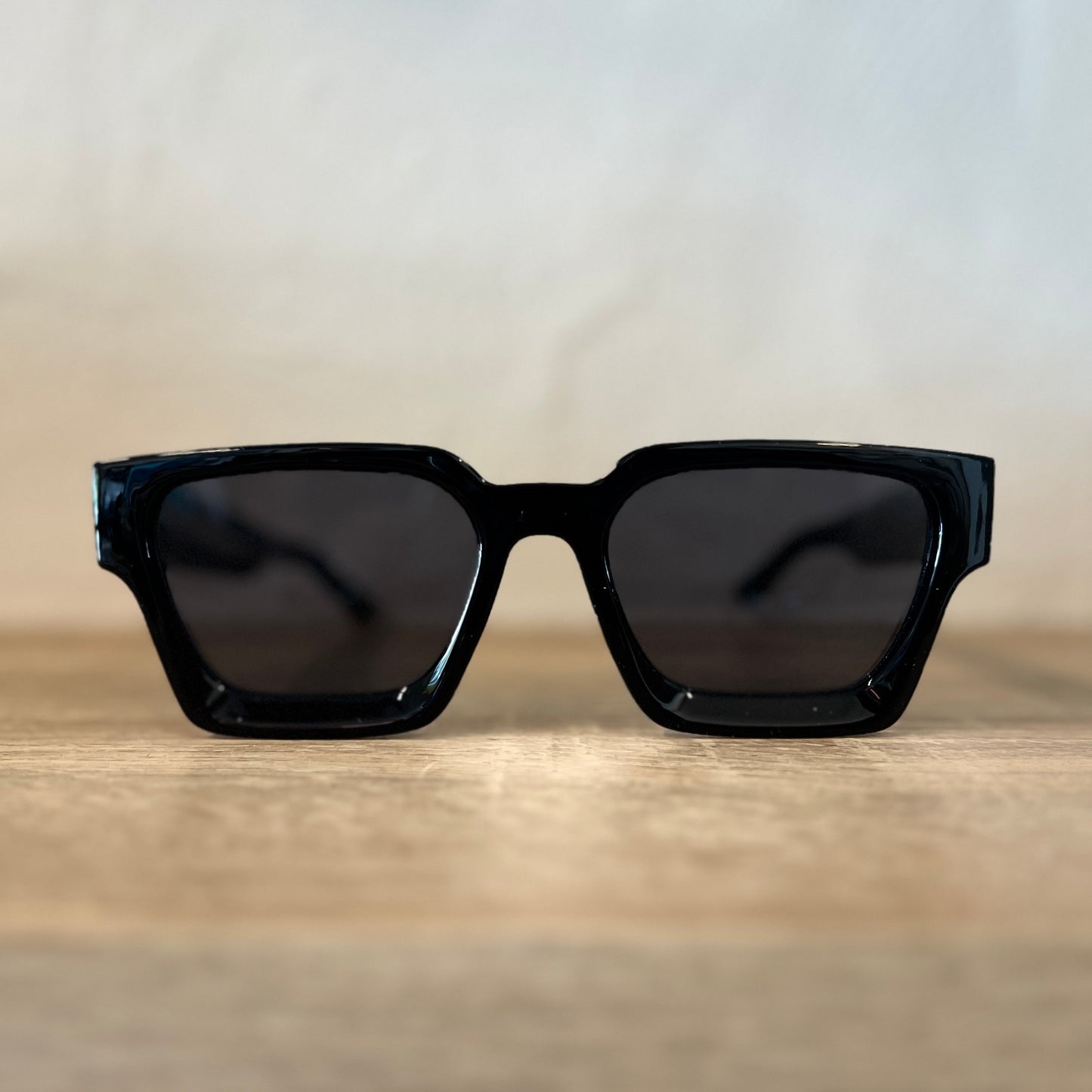 SUNGLASSES |BBC SUNNIES BLACK WITH BLUE/GREY LENS