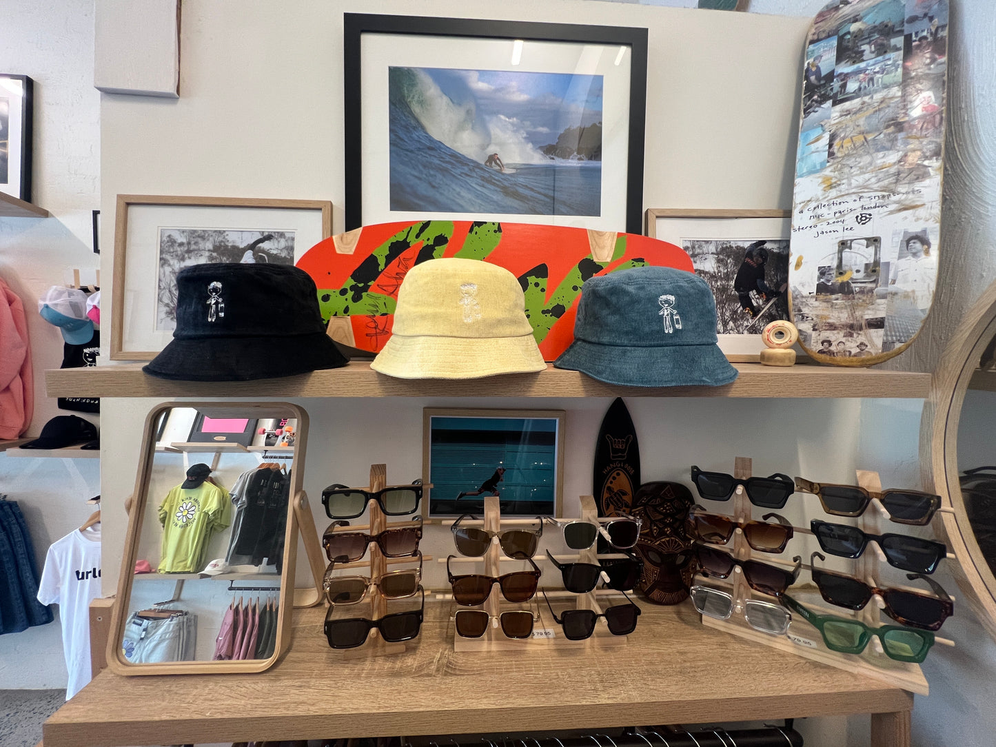 BUCKET HAT  | JUAN BUCKET CORDAROY HAT YELLOW SKATER KID