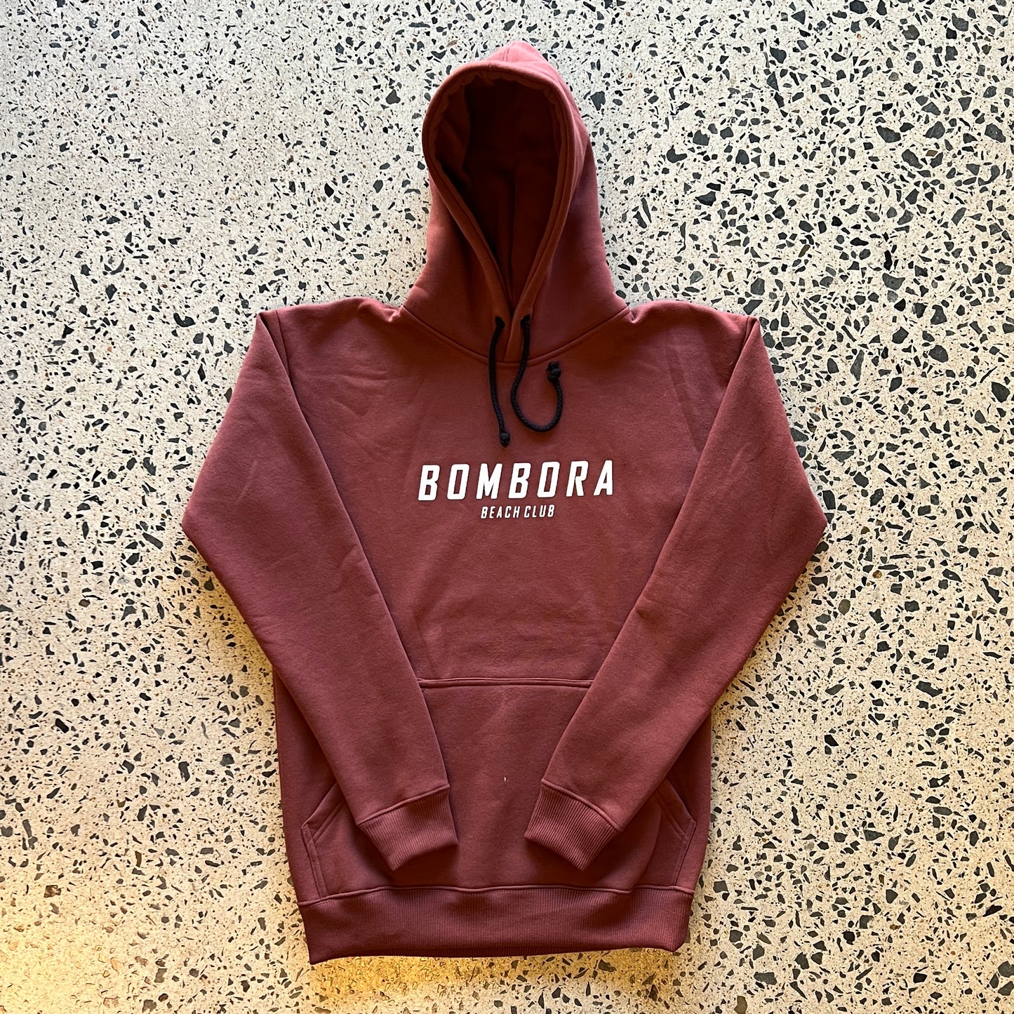 HOODIES | BBC LOGO RUSTY BROWN WITH OFF WHITE