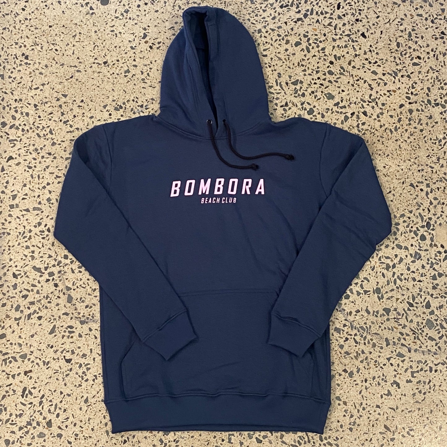 HOODIES | BBC LOGO NAVY AND PINK