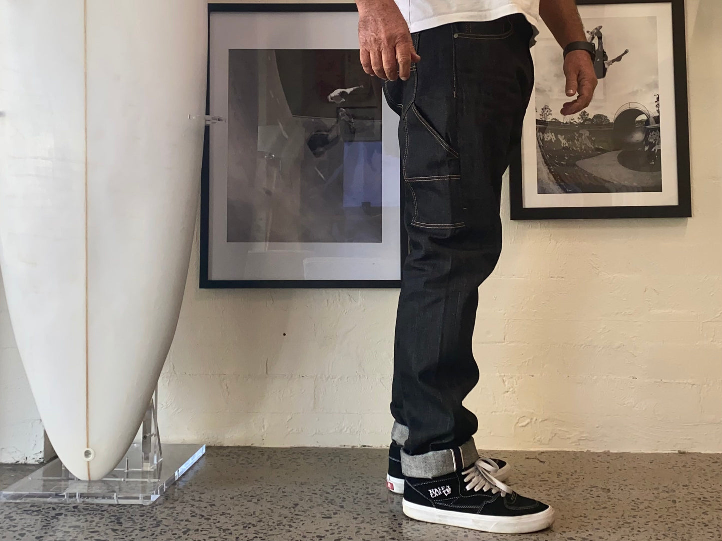 JEANS | BOMBORA SELVEDGE DENIM CARPENTER JEANS