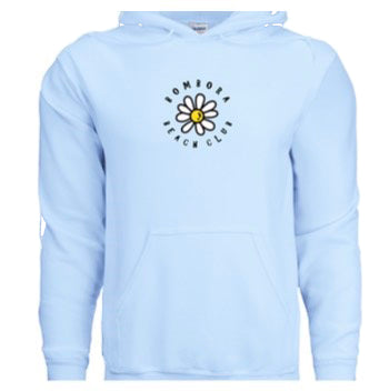 HOODIES | BOMBORA FLOWER BURLEIGH HEADS LIGHT BLUE