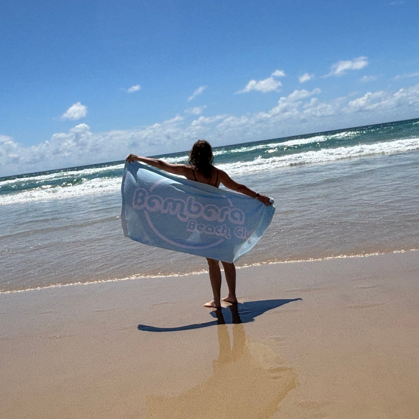 BEACH TOWEL | BBC QUICK-DRY MICROFIBRE BEACH TOWEL - SKY BLUE