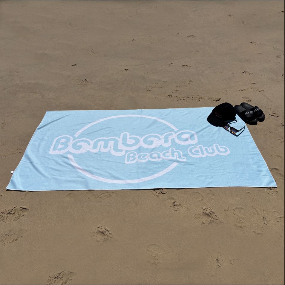 BEACH TOWEL | BBC QUICK-DRY MICROFIBRE BEACH TOWEL - SKY BLUE