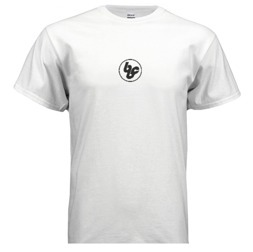 T-SHIRT | BBC CIRCLE WHITE WITH BLACK - Bombora Beach Club