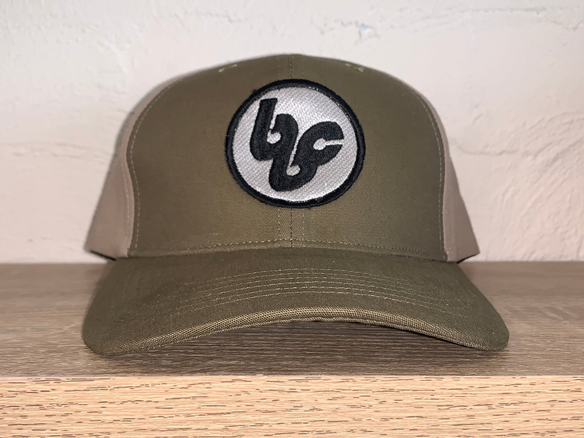 CAP  | BBC CIRCLE PATCH CAP MILITARY GREEN AND COFFEE